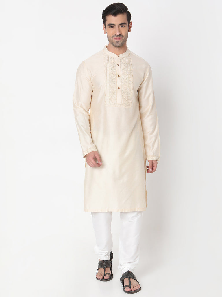 Regular Fit Embroidered Kurta