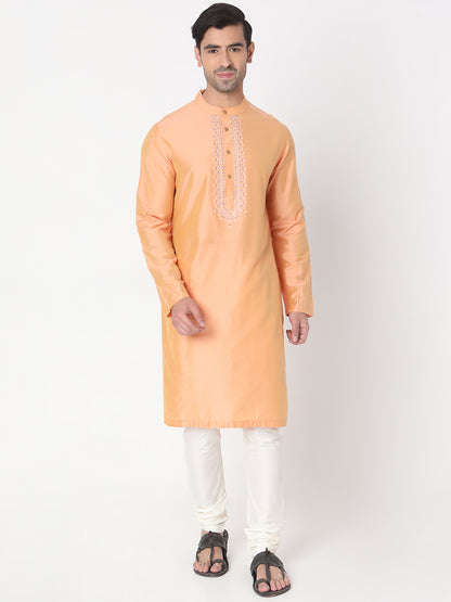 Regular Fit Embroidered Kurta