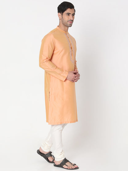 Regular Fit Embroidered Kurta