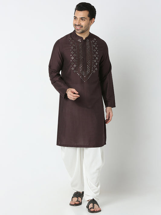 Regular Fit Embellished Kurta