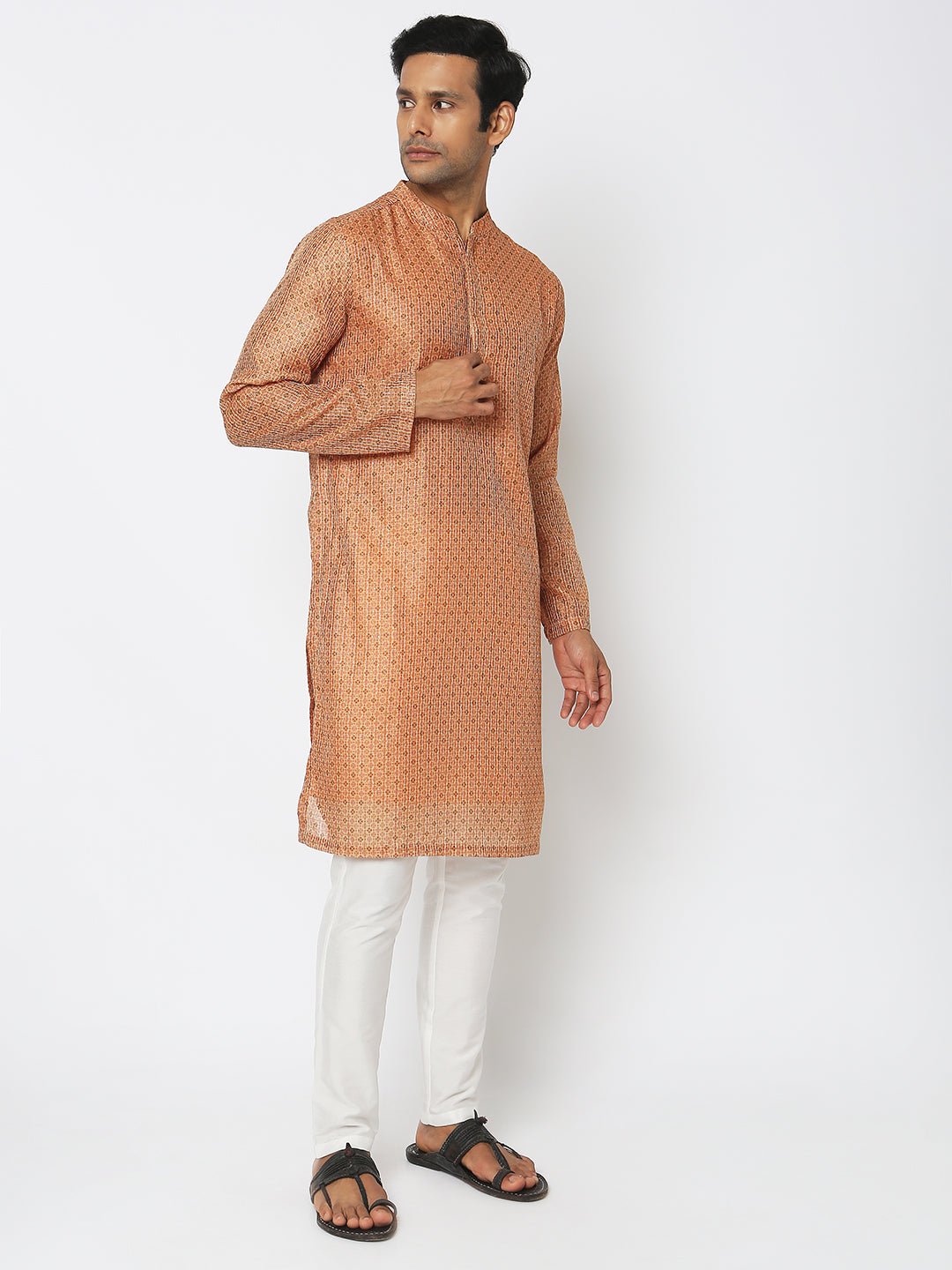 Regular Fit Embellished Kurta