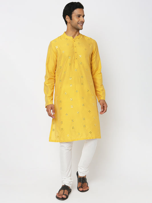Regular Fit Embellished Kurta
