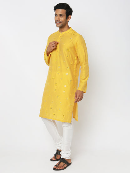 Regular Fit Embellished Kurta