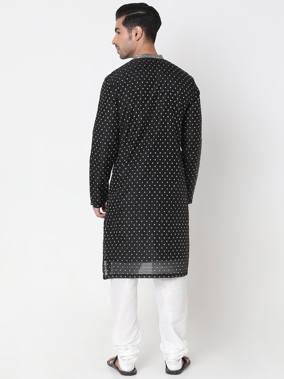 Regular Fit Jacquard Kurta