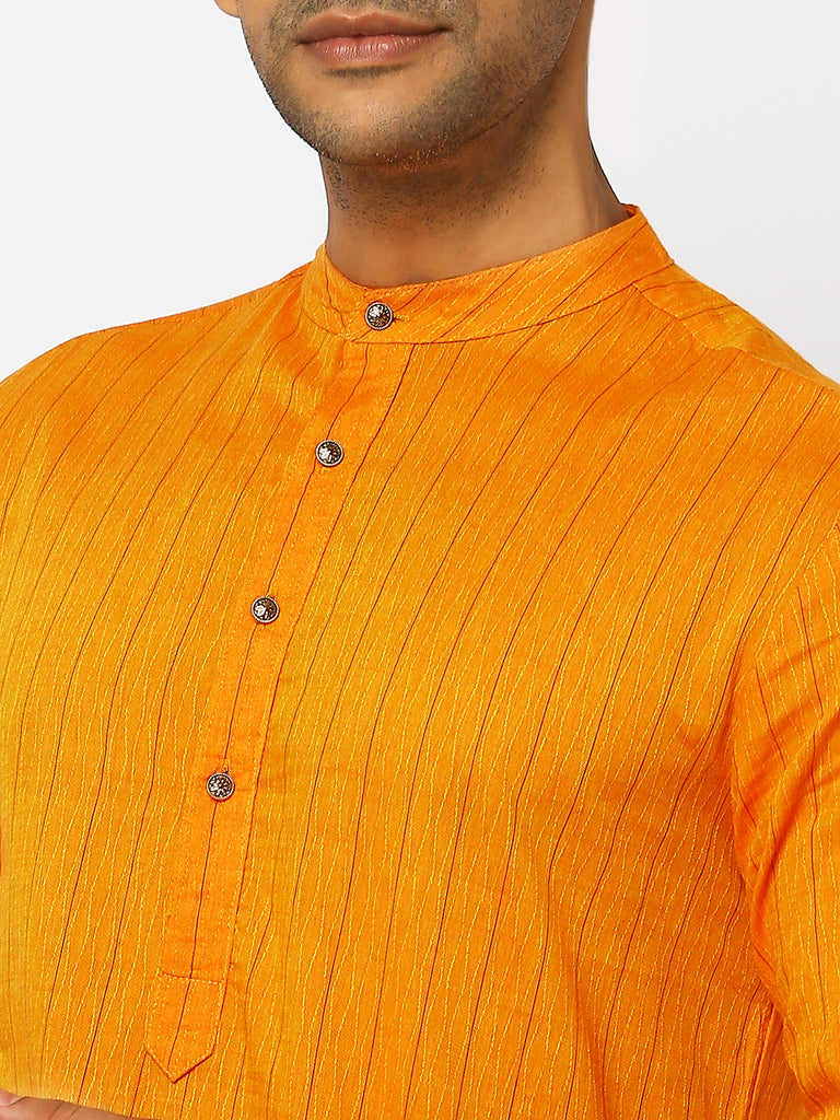 Regular Fit Striped Kurta