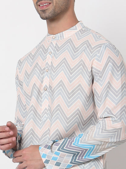 Regular Fit Printed Kurta