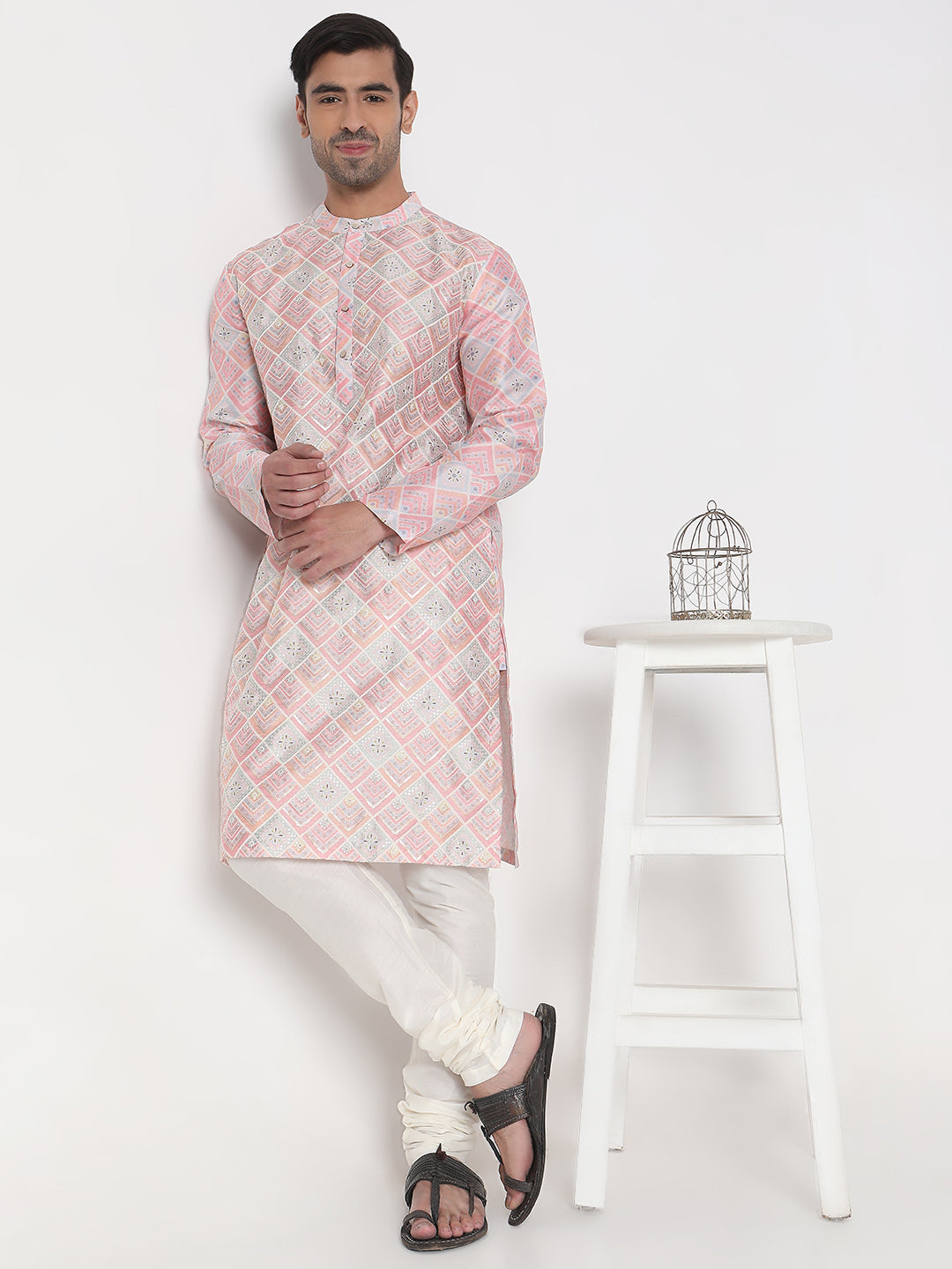 Regular Fit Embellished Kurta