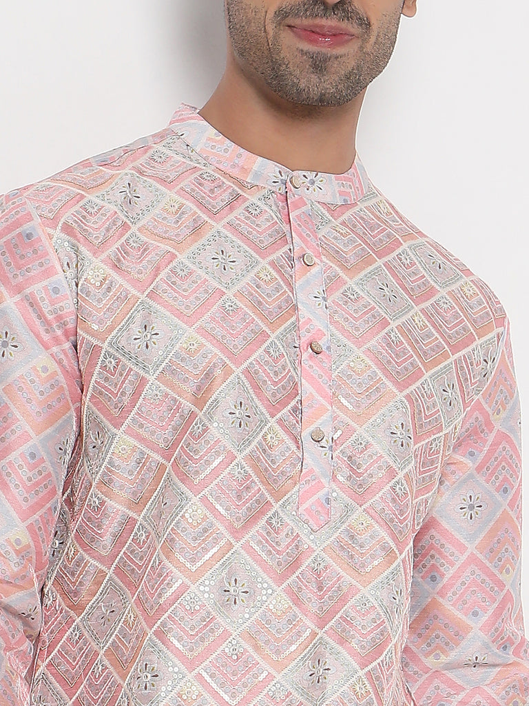 Regular Fit Embellished Kurta