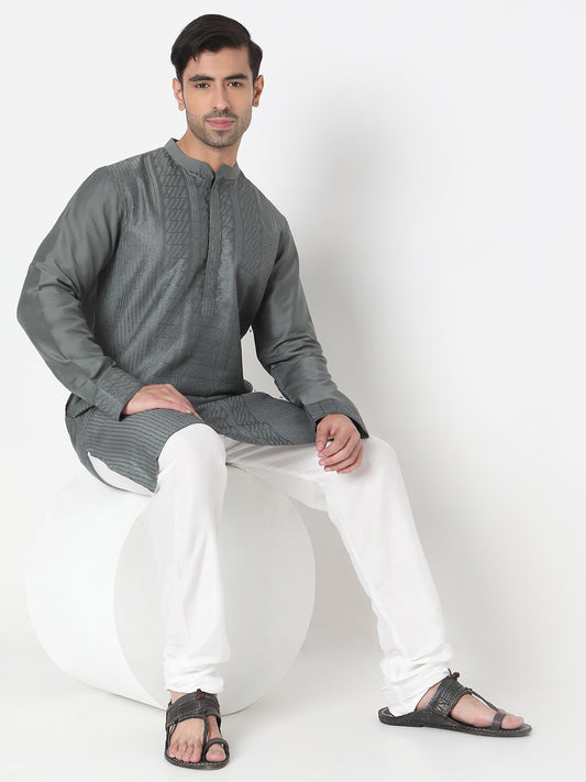 Regular Fit Embellished Kurta