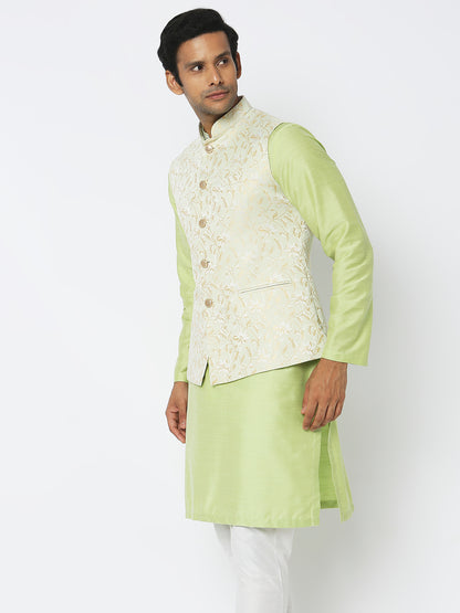 Regular Fit Jacquard Ethnic Jacket