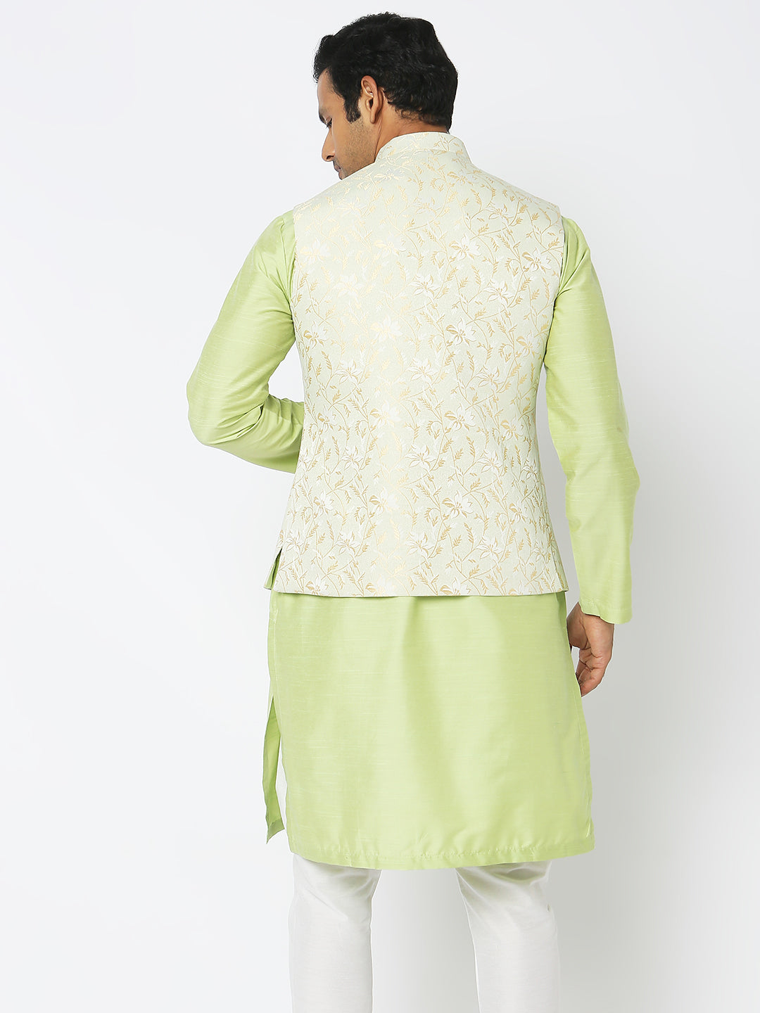 Regular Fit Jacquard Ethnic Jacket