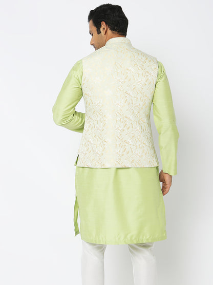 Regular Fit Jacquard Ethnic Jacket