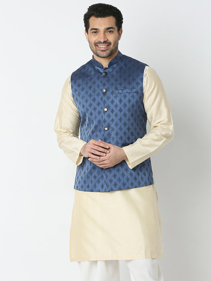 Regular Fit Jacquard Ethnic Jacket