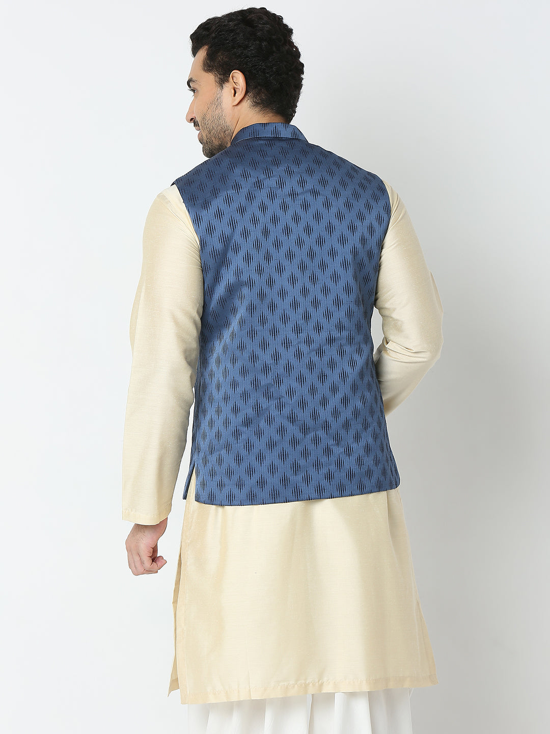 Regular Fit Jacquard Ethnic Jacket