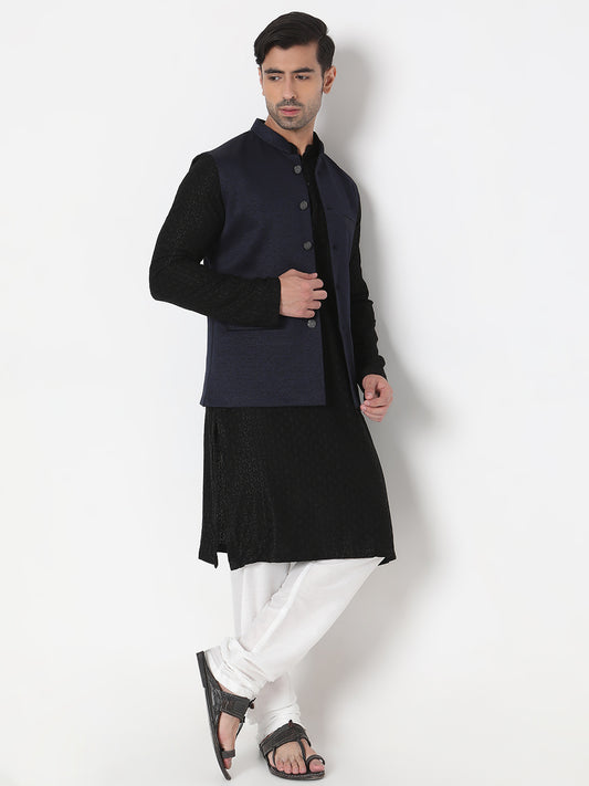 Regular Fit Solid Ethnic Jackets