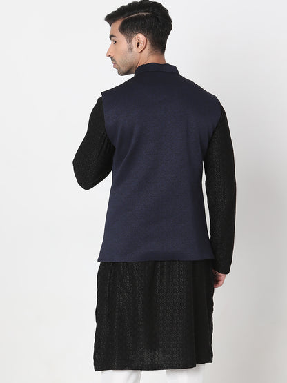 Regular Fit Solid Ethnic Jackets
