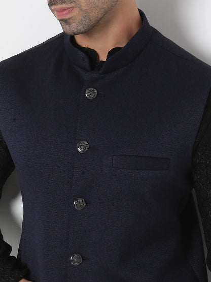 Regular Fit Solid Ethnic Jackets