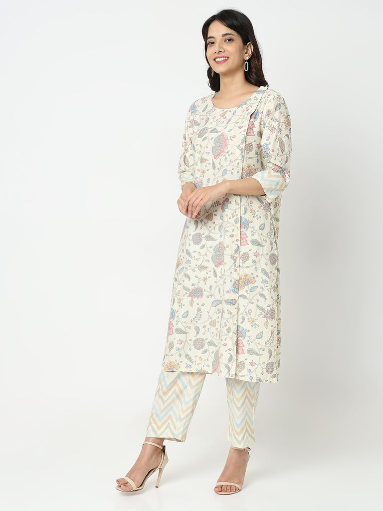 Nylangan Straight Fit Printed Kurta