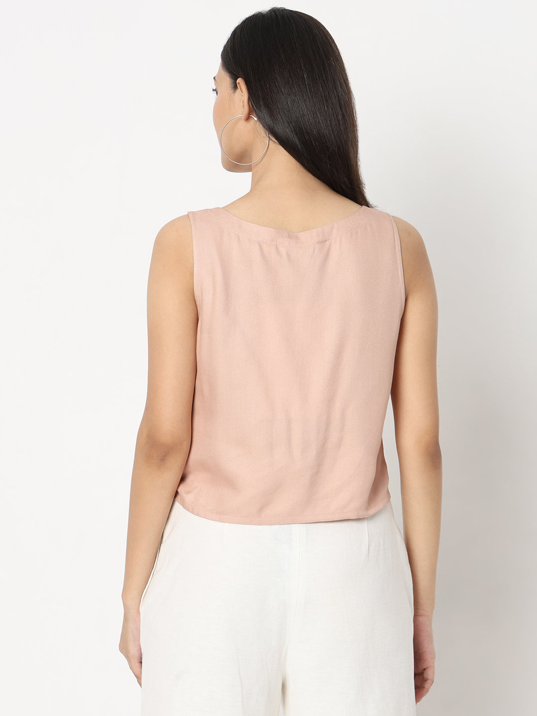Regular Fit Embroidered Top