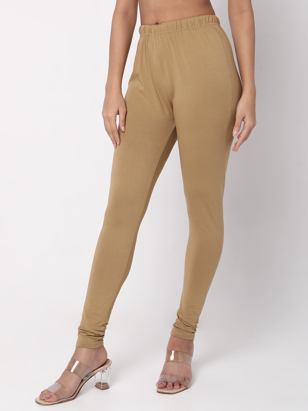 Pencil Solid High Rise Leggings
