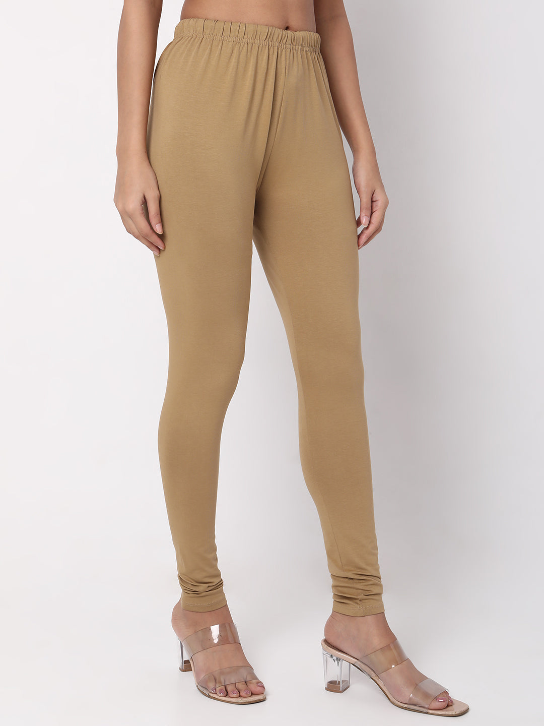 Pencil Solid High Rise Leggings