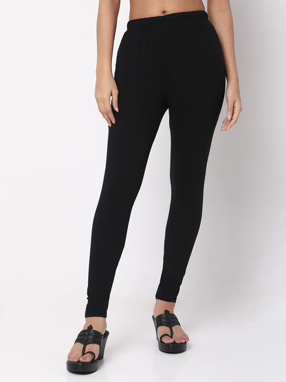 Pencil Solid High Rise Leggings