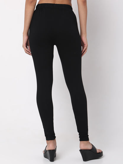 Pencil Solid High Rise Leggings