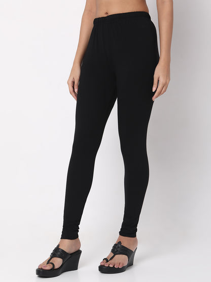 Pencil Solid High Rise Leggings