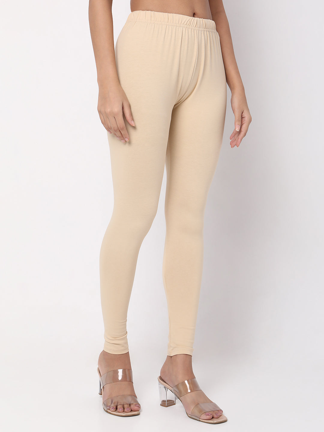 Pencil Solid High Rise Leggings