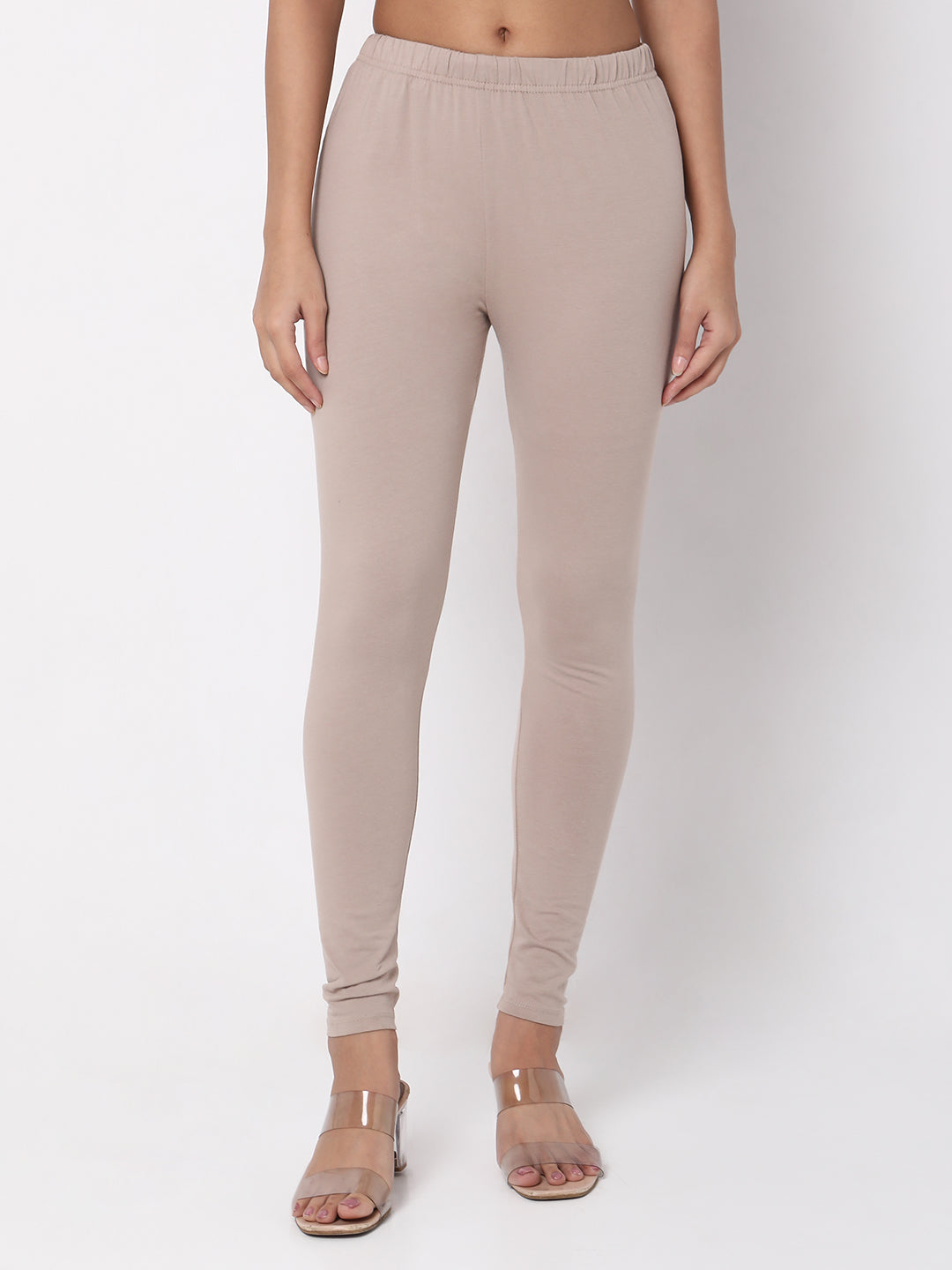 Pencil Solid High Rise Leggings