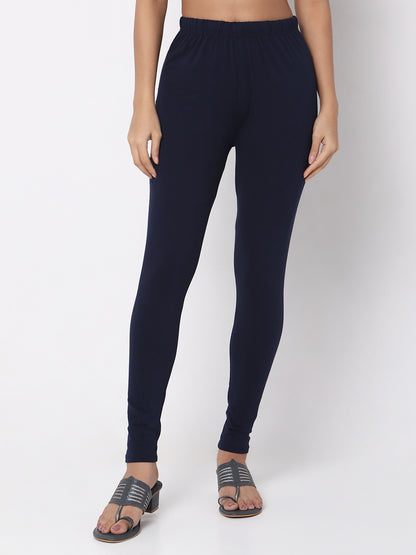 Pencil Solid High Rise Leggings