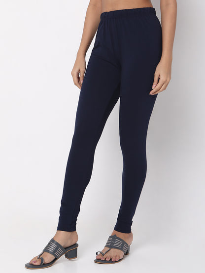 Pencil Solid High Rise Leggings