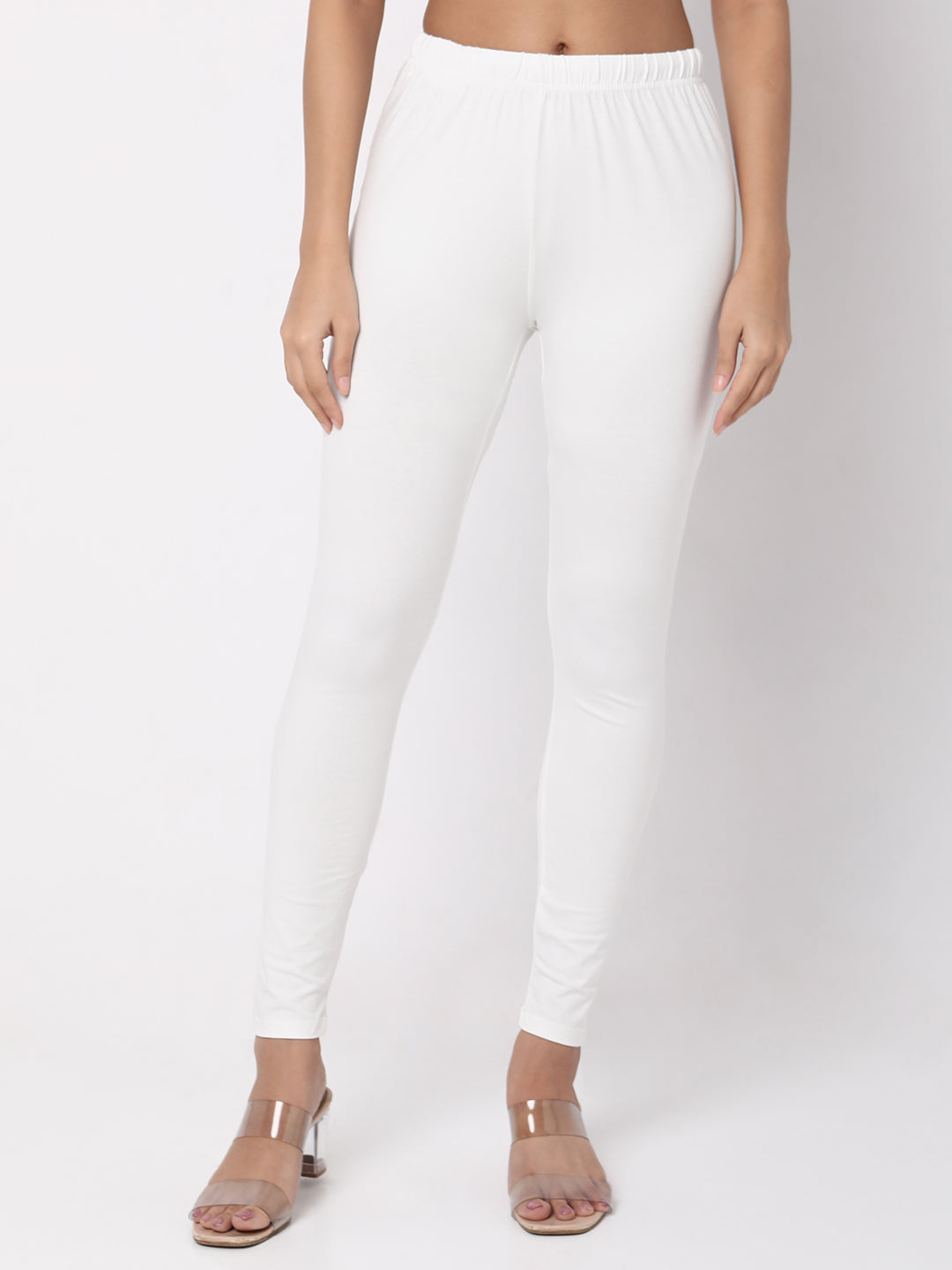 Pencil Solid High Rise Leggings