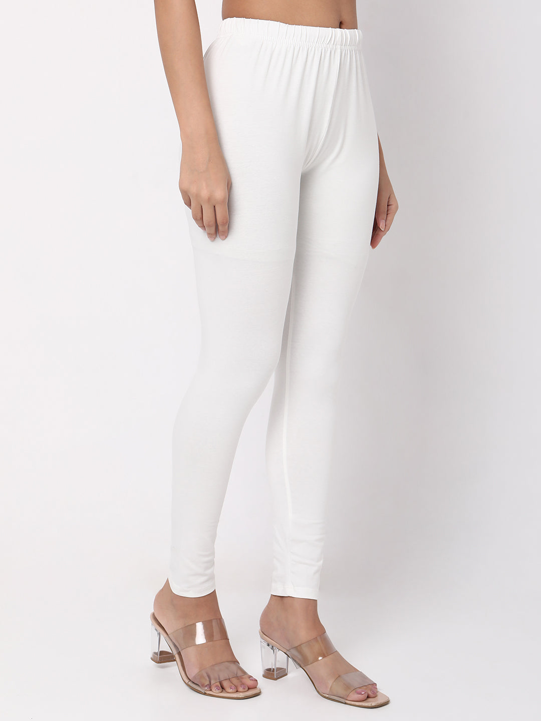 Pencil Solid High Rise Leggings
