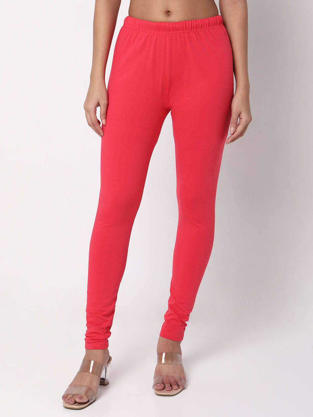 Pencil Solid High Rise Leggings