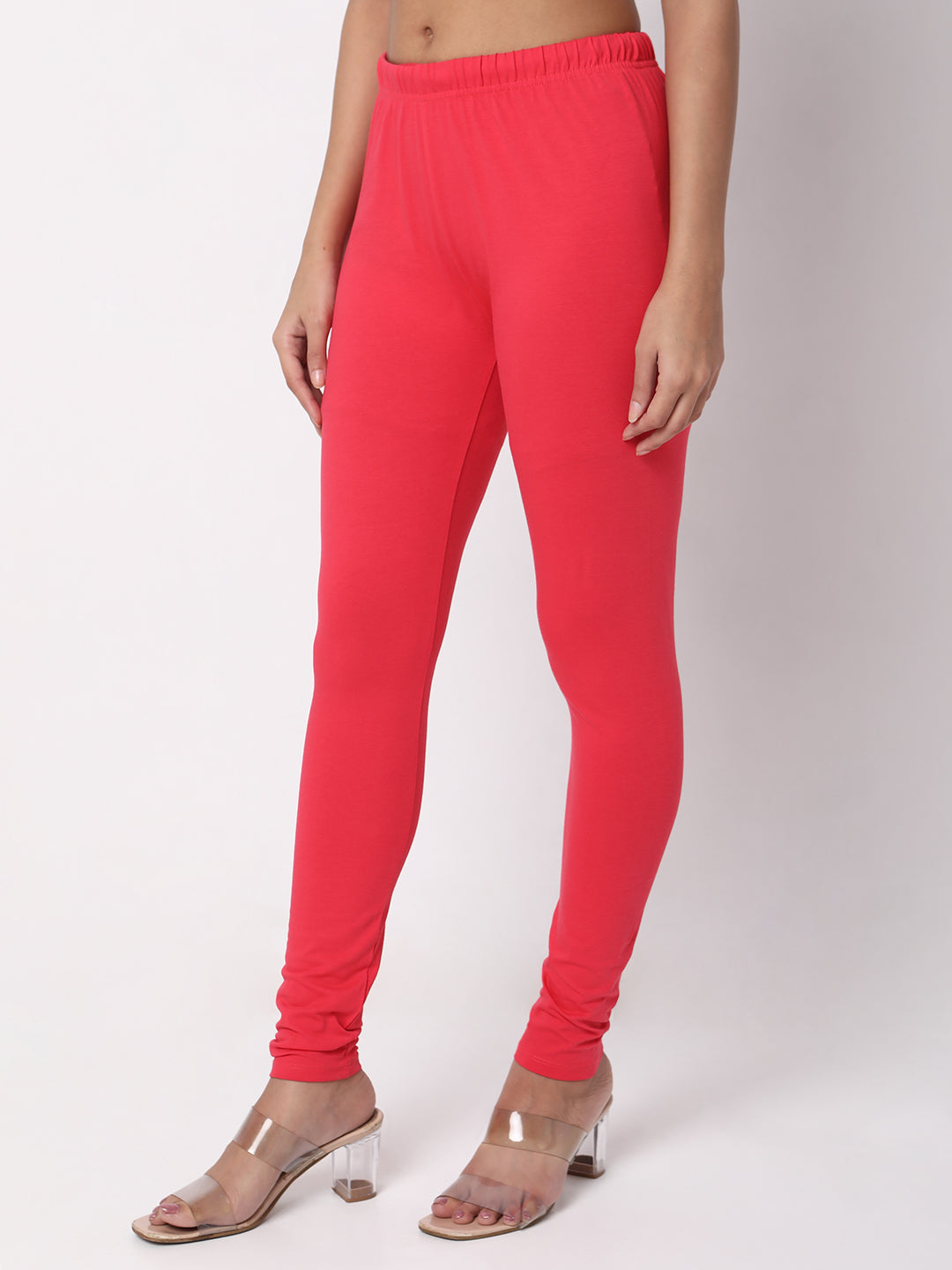 Pencil Solid High Rise Leggings