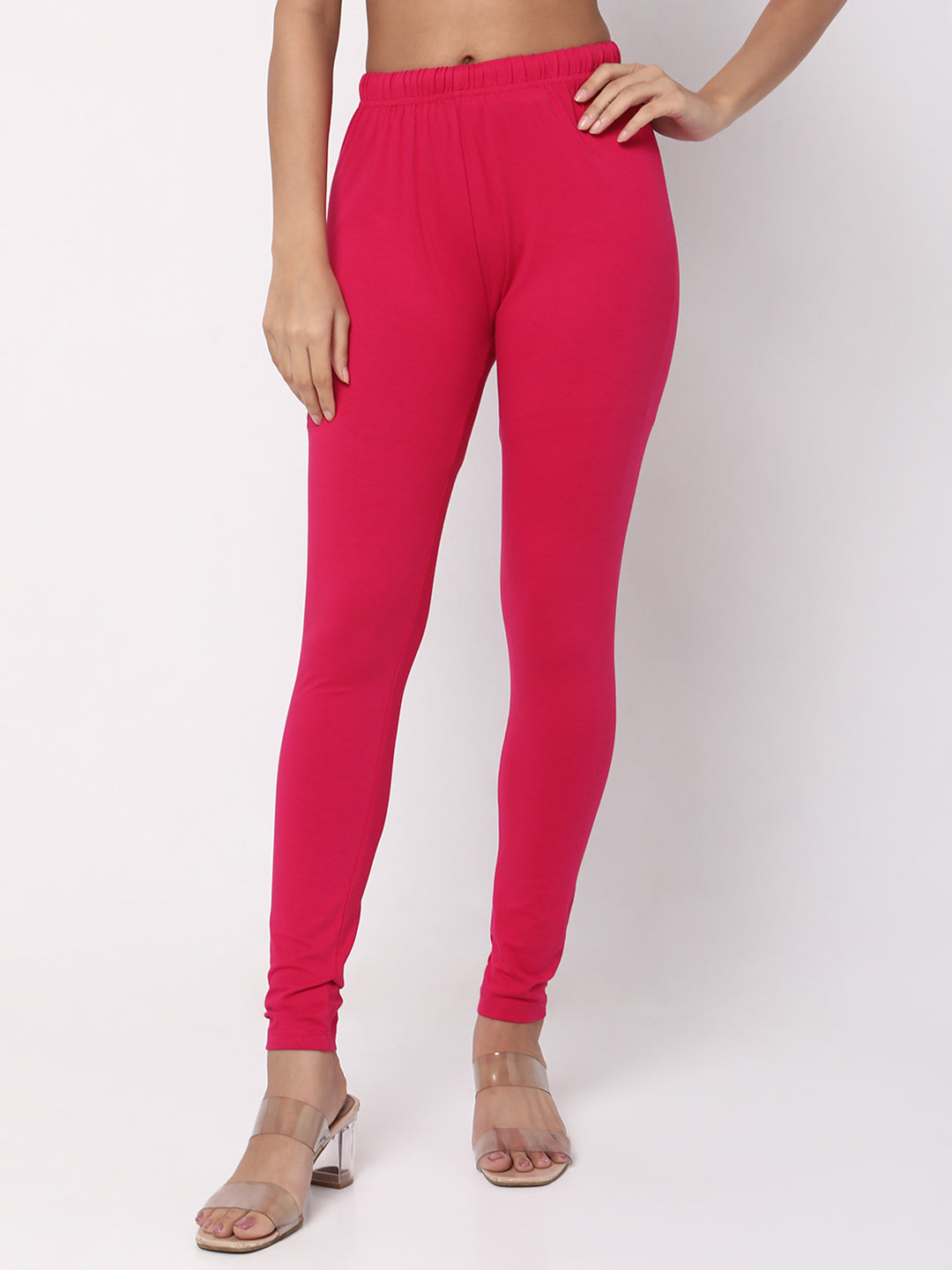Pencil Solid High Rise Leggings