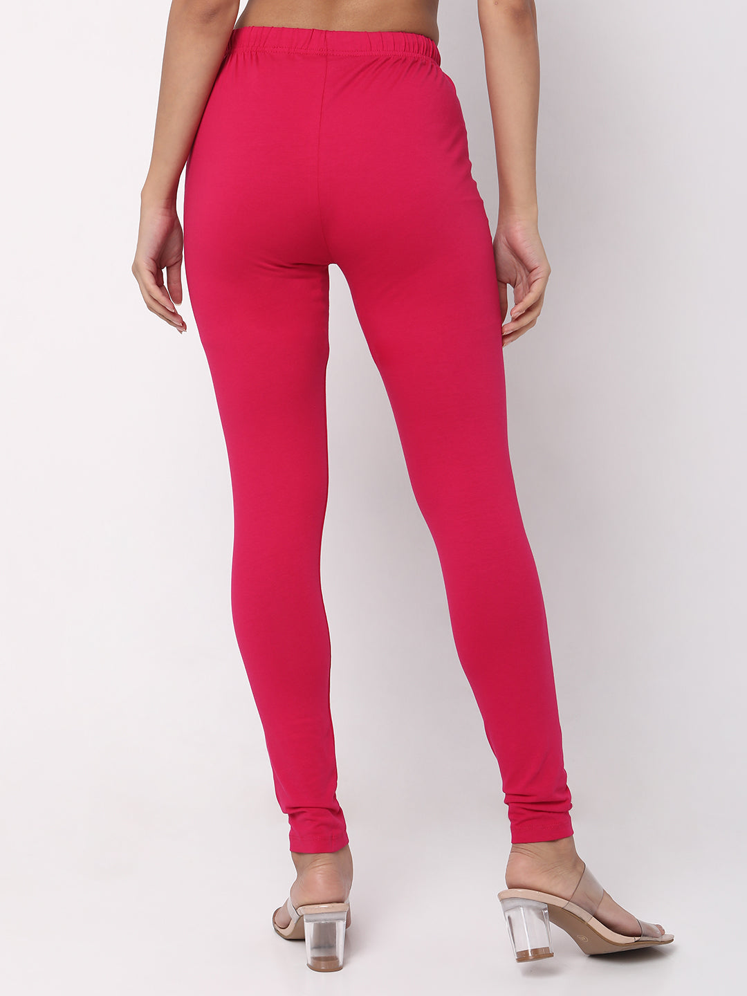 Pencil Solid High Rise Leggings