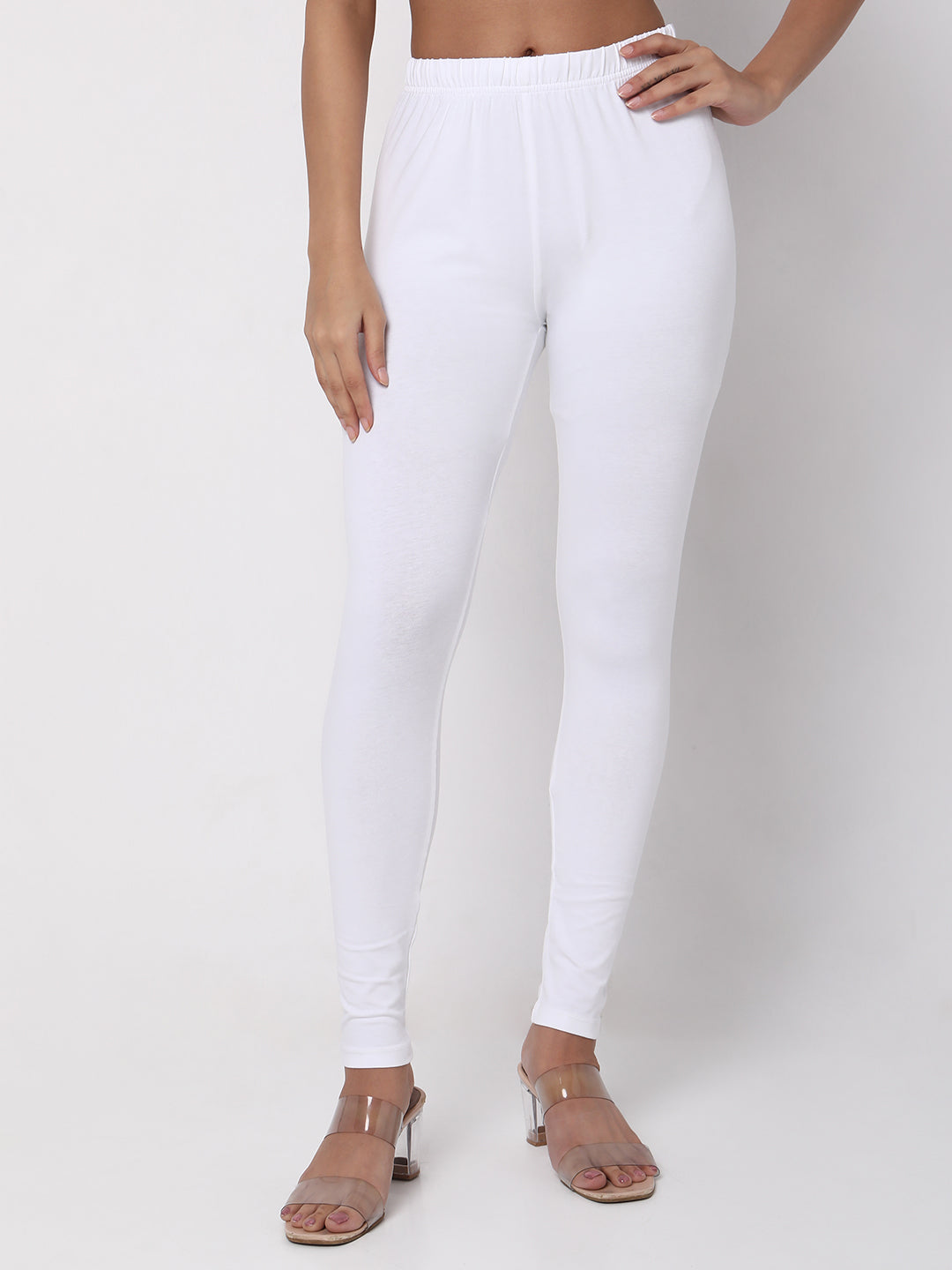 Pencil Solid High Rise Leggings
