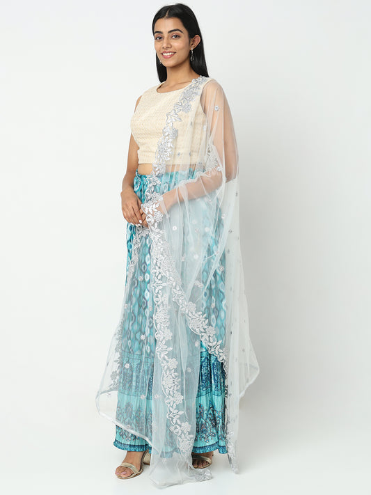 Regular Fit Embroidered Dupatta