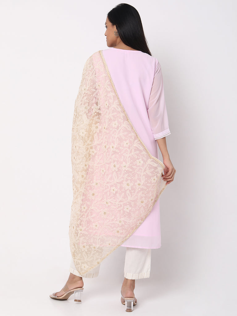 Polyester Embroidered Dupatta