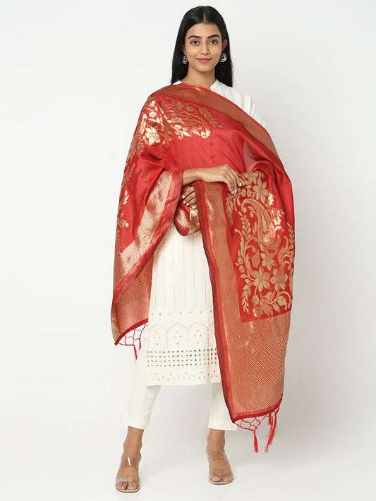 Regular Fit Jacquard Dupatta