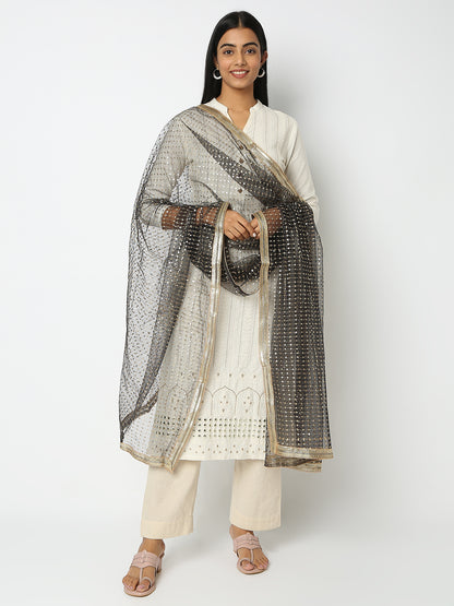 Regular Fit Embellished Dupatta