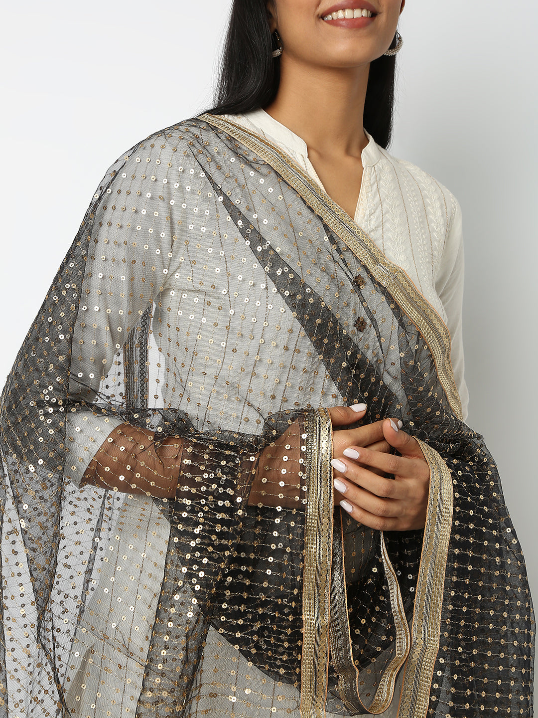 Regular Fit Embellished Dupatta