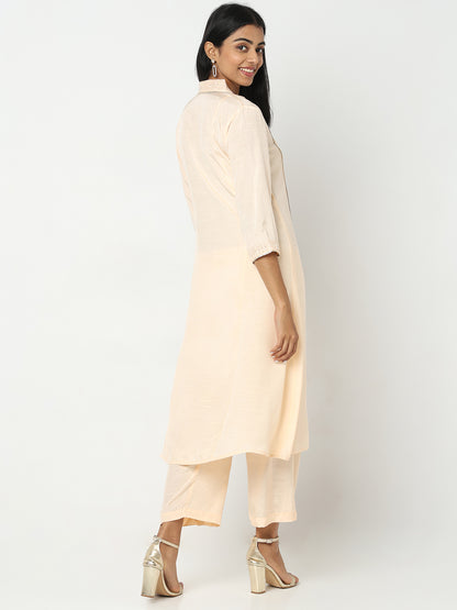 Straight Fit Embroidered Kurta Sets