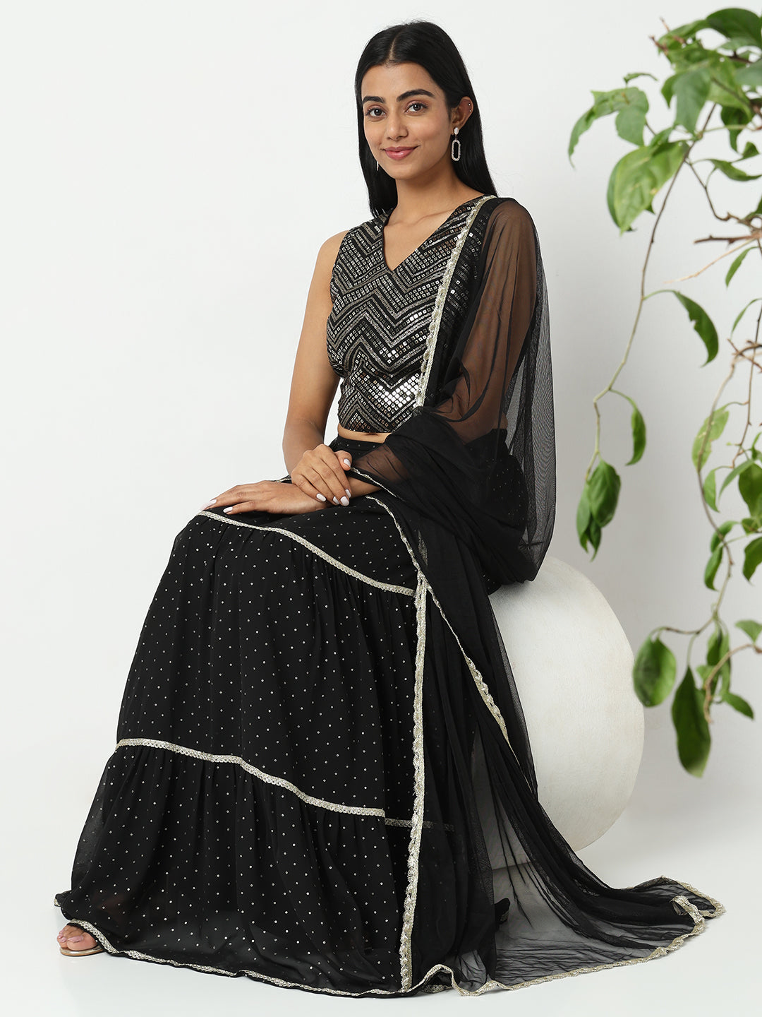 Regular Fit Embellished Ethnic Sets