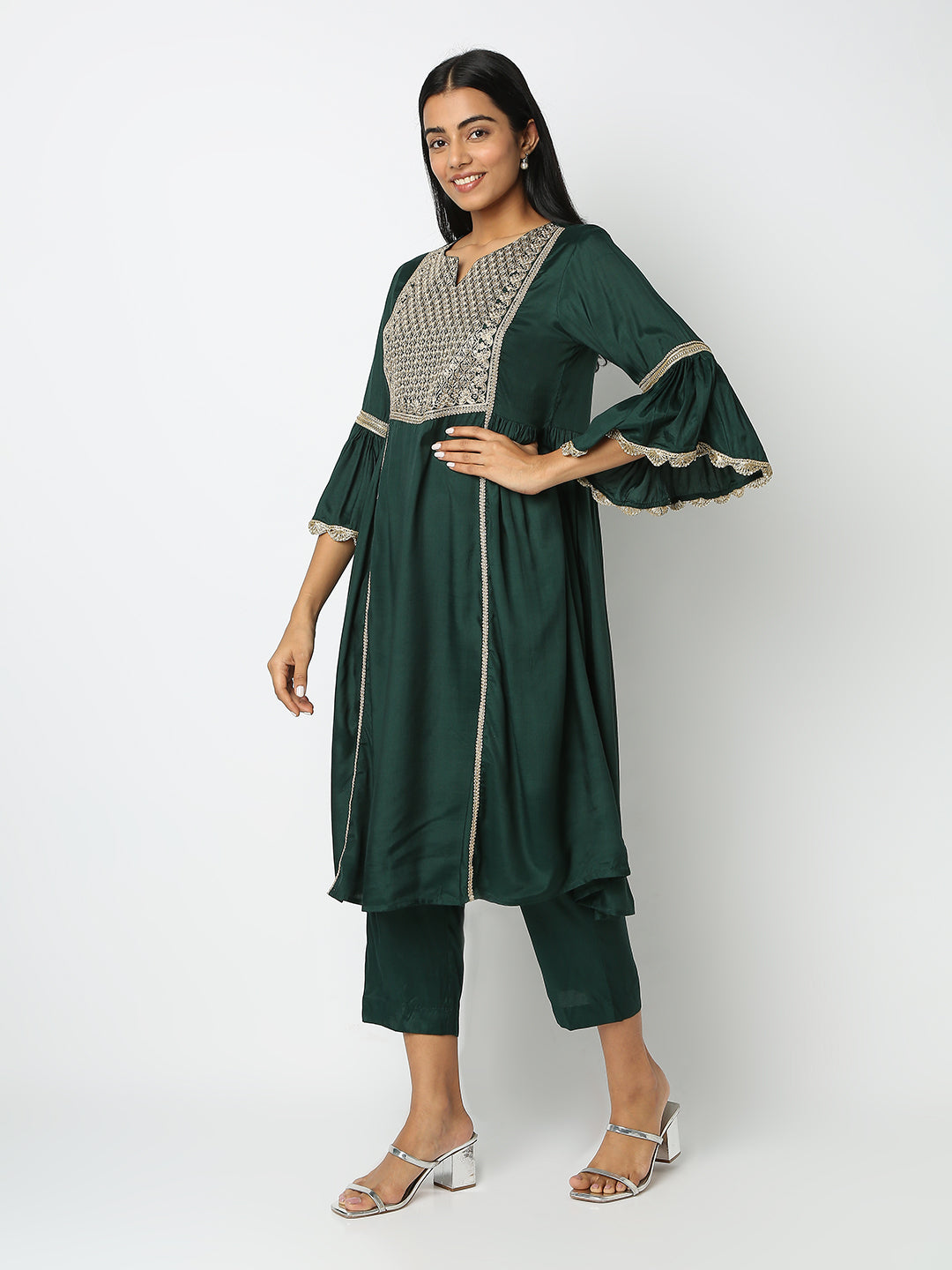 Regular Fit Embellished Kurta Sets