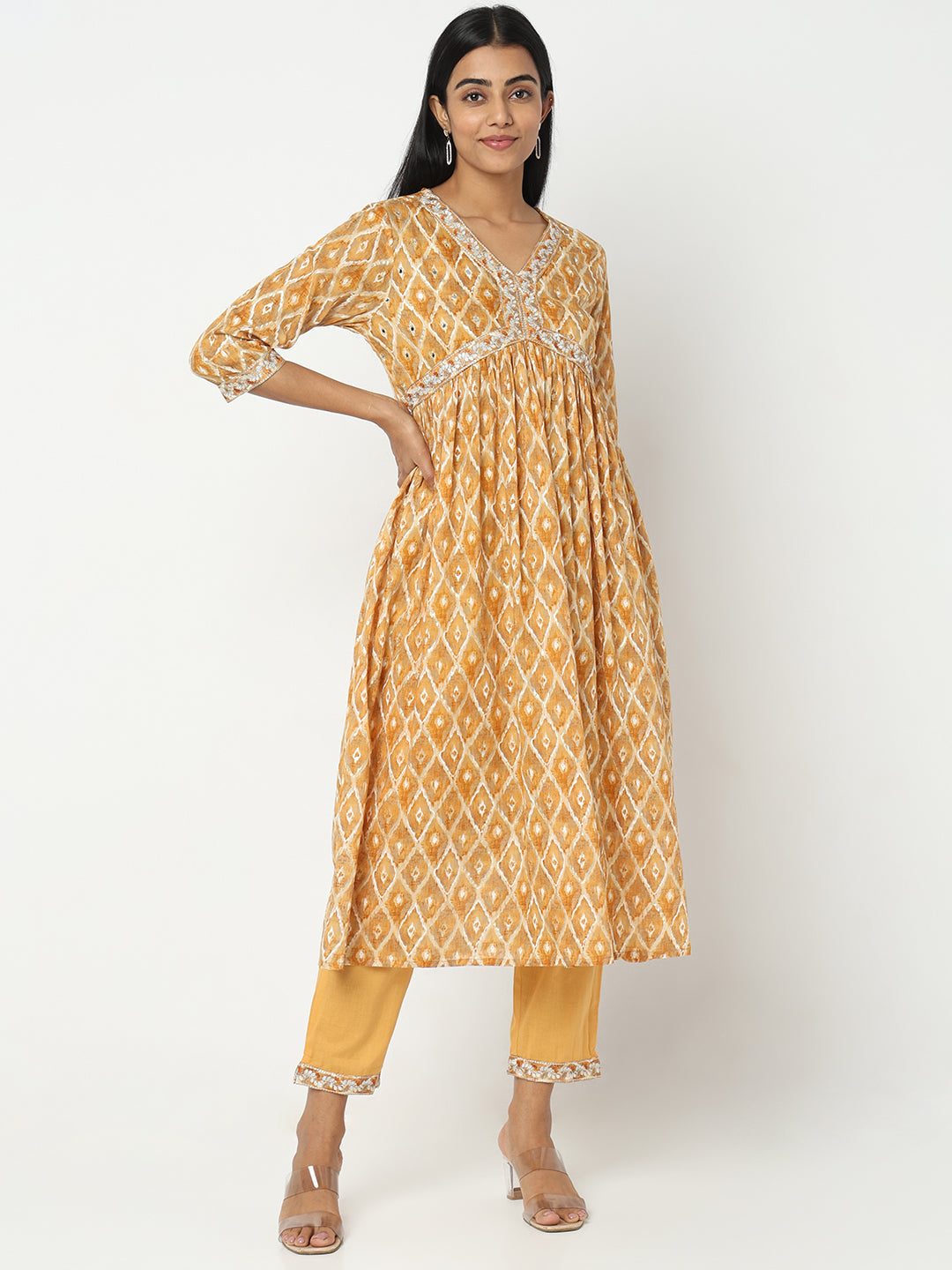 Regular Fit Printed Kurta Sets