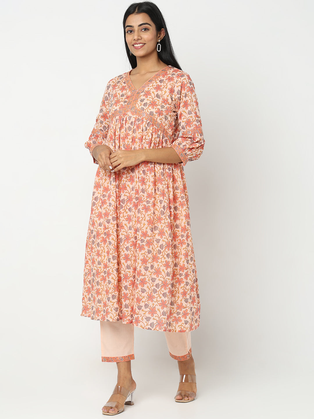 Regular Fit Printed Kurta Sets