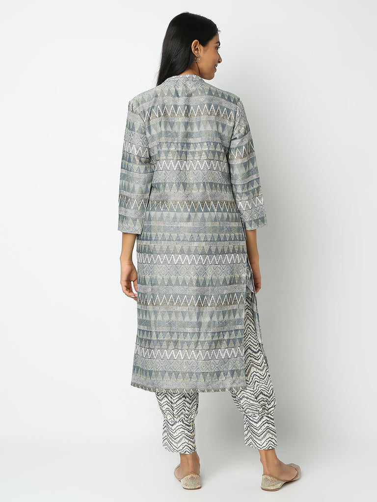 Regular Fit Printed Kurta Sets